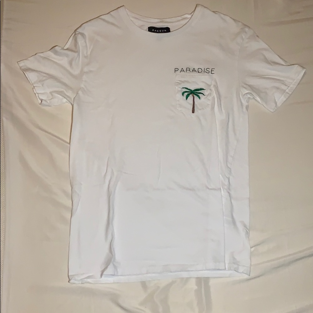 PacSun Paradise Pocket T Size Medium White